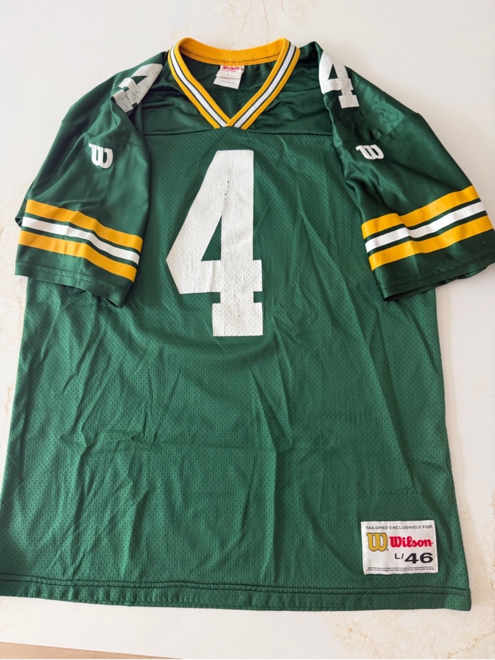 Vintage Brett Favre Green Bay Packers green jersey